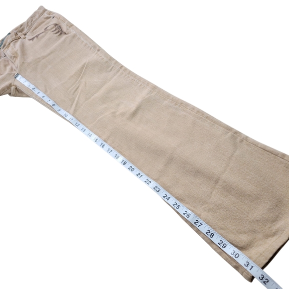 Ralph Lauren Jeans‎ Co Womens 6 Tan Western Stretch Classic Boot Cut Embroidered - Picture 13 of 13